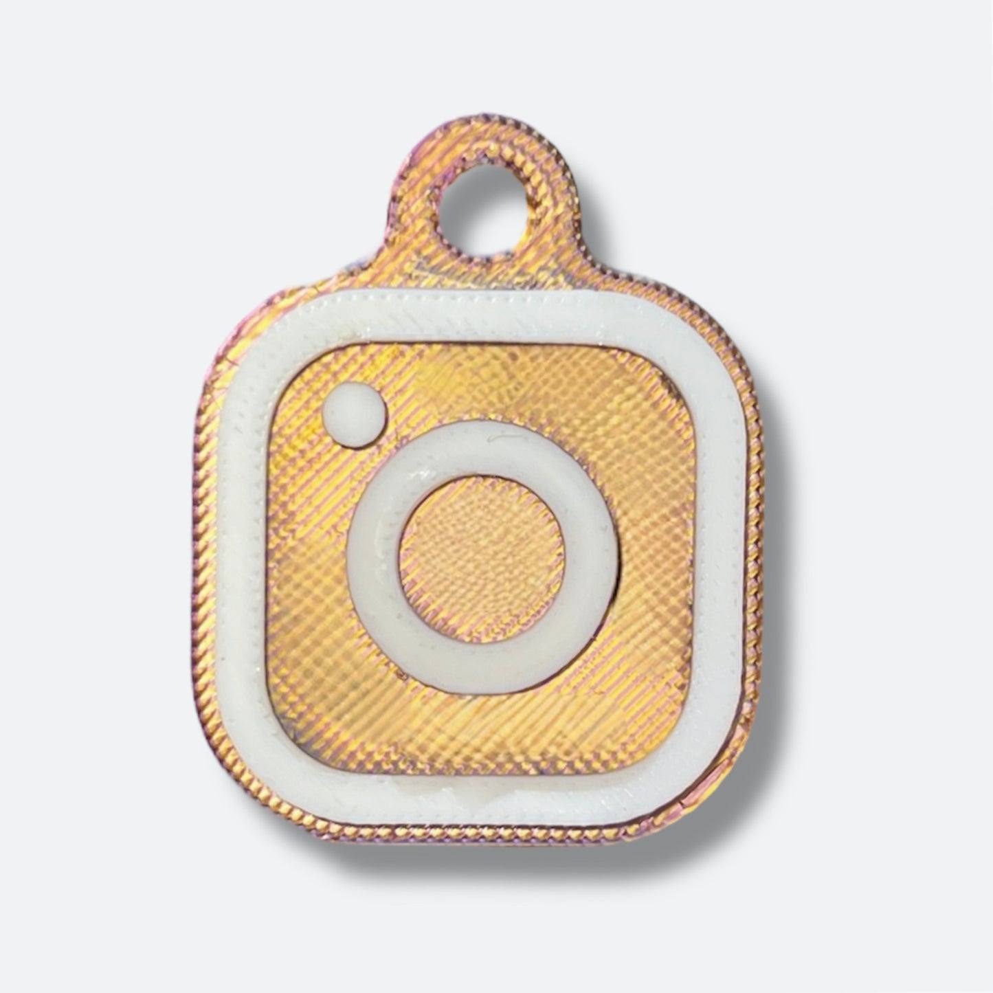 TAPSY Social Media NFC Smart Tag IG Rainbow Purple&White