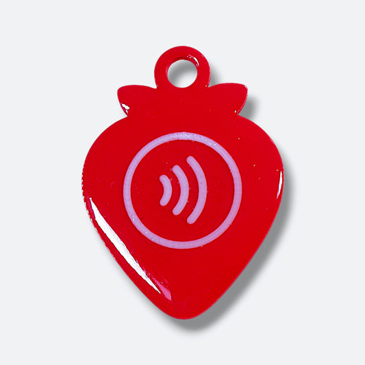 TAPSY Strawberry NFC Keychain Tag
