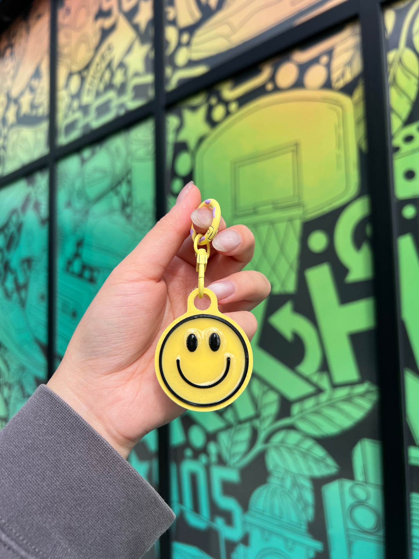 TAPSY Smiling Face NFC Keychain Tag
