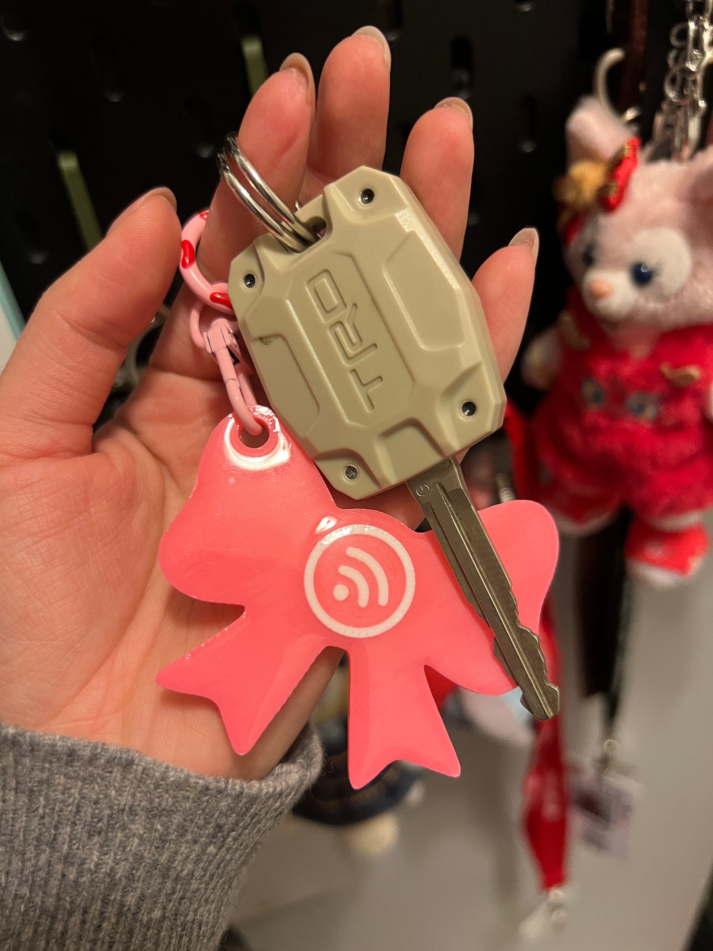 TAPSY Pink Bow NFC Smart Tag