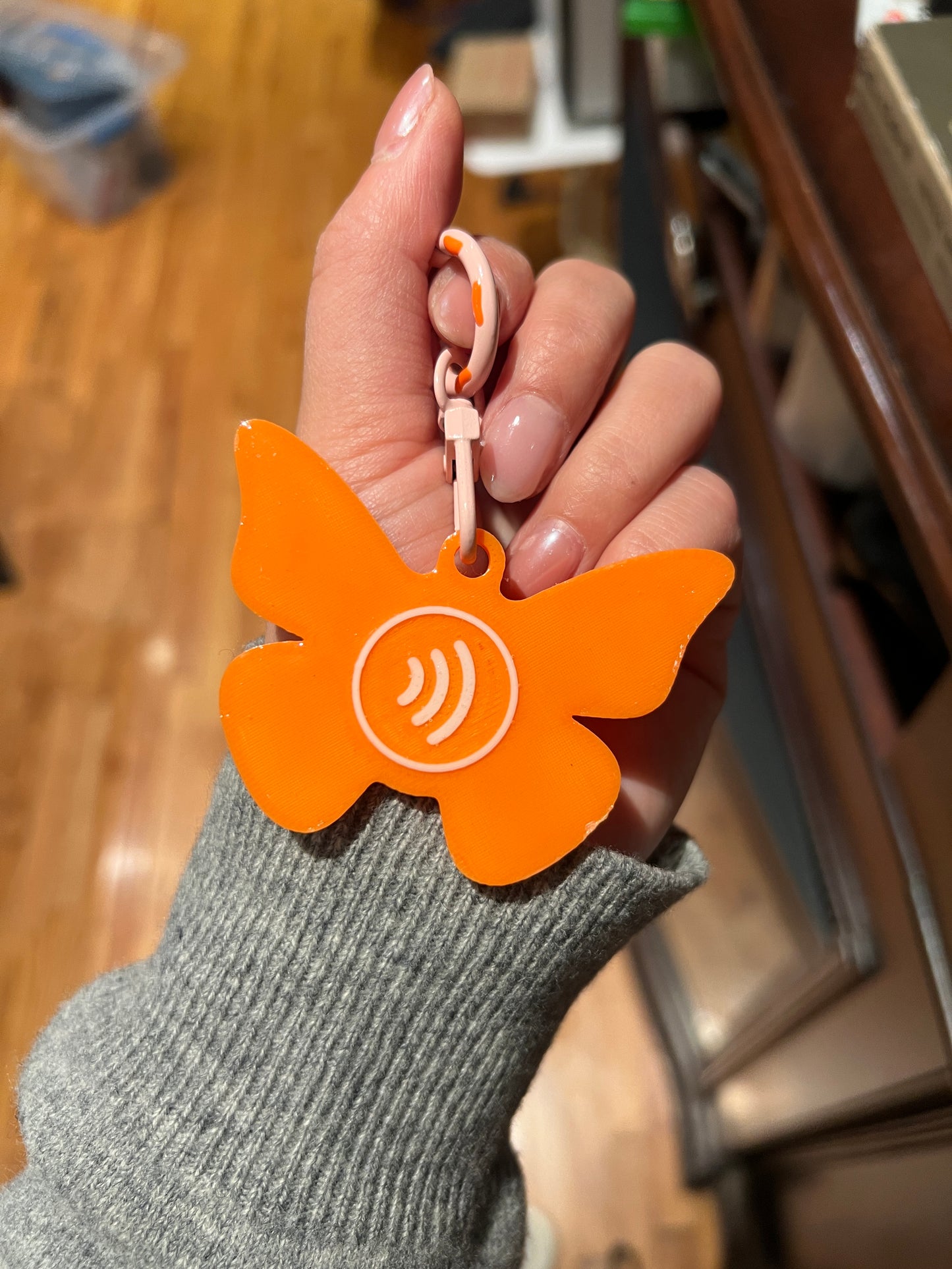 TAPSY Butterfly NFC Keychain Tag