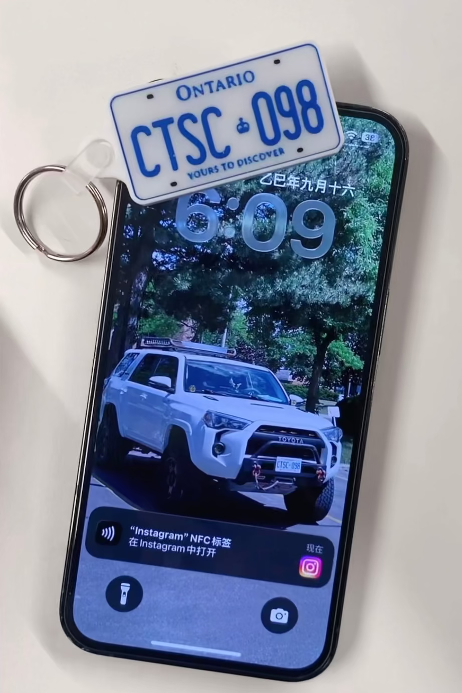 [CUSTOMIZE] Mini Ontario Car Plate with Smart Tag