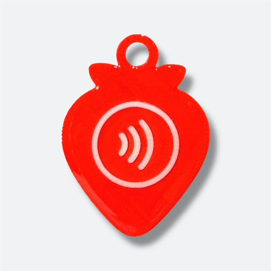 TAPSY Strawberry NFC Keychain Tag